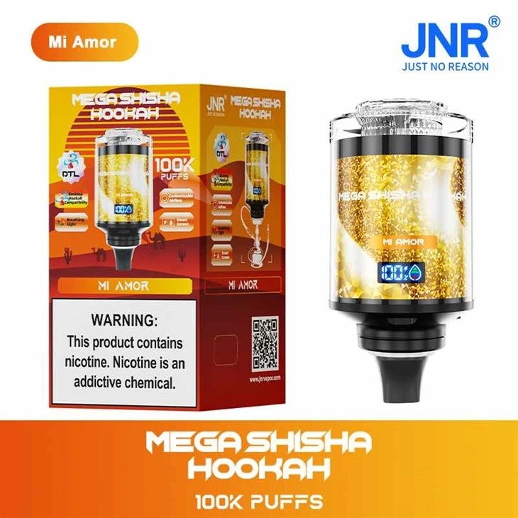 JNR Mega Shisha Hookah 100000 Puffs JNR Mega Shisha Hookah 100000 Puffs