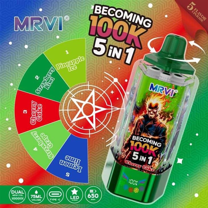 MRVI BECOMING 100K PUFFS high quality