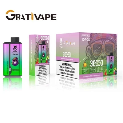 ¿Qué tal Grativape Bang Kingdoms Rex King 30000 pares de sabores de vape?