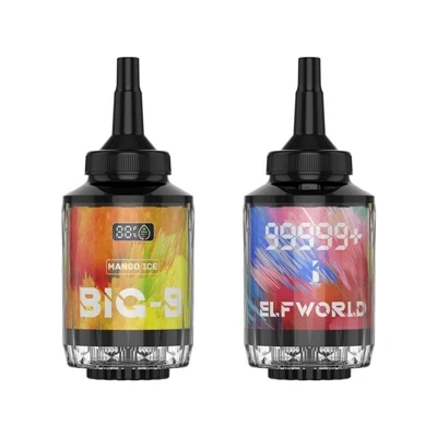 ¿Cómo es la revisión del gigante dual de Elforld Hookah Shisha 99999+?