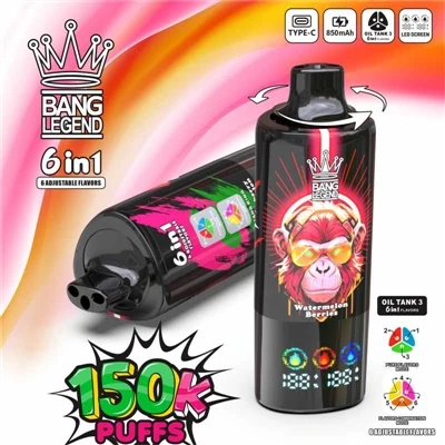 Cigarrillo electrónico desechable BANG LEGEND 150K: una experiencia innovador...