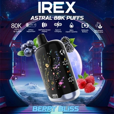 IREX Astral 80K: un cigarrillo electrónico desechable-insignia con alta capac...
