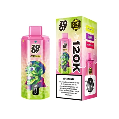 ZOOY 120K 6 EN 1: cigarrillo electrónico desechable-de alta-capacidad para un...