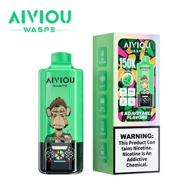 WASPE Aivou 6 in 1 150K Puffs Vape desechable: cigarrillo electrónico desecha...