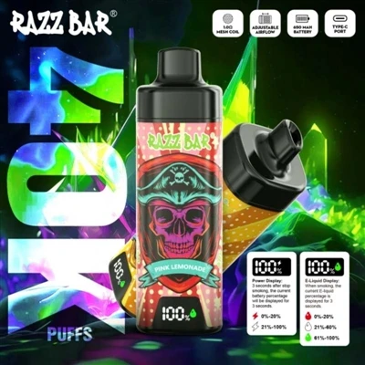 Cigarrillo electrónico-desechable Razz Bar 40K: una nueva experiencia con alt...