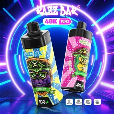 Cigarrillo electrónico desechable Razz Bar 40000: una experiencia de vapeo de...
