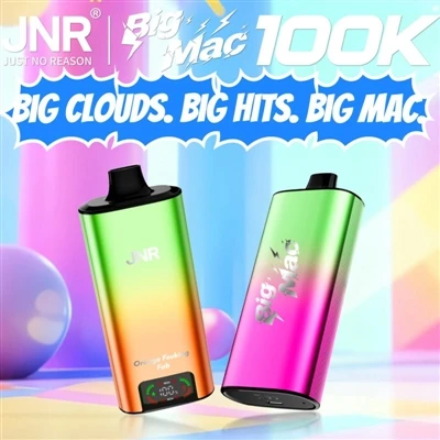 JNR Big Mac 100K: redefiniendo el estándar de durabilidad para los cigarrillo...