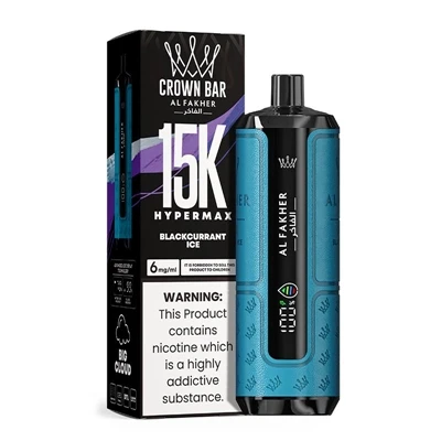 AL Fakher Crown Bar Hypermax 15K: una opción de cigarrillo electrónico-desech...