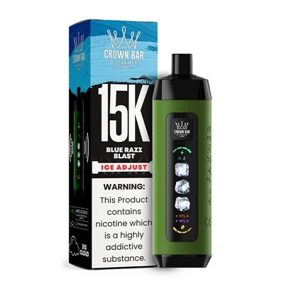 AL Fakher Crown Bar Ice Ajustar 15K: una opción premium para cigarrillos elec...