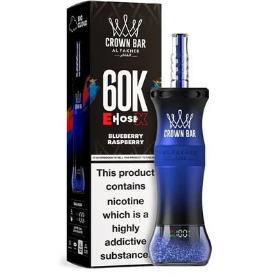 AL Fakher Crown Bar EHOSE X 60K: la experiencia definitiva en cigarrillos ele...