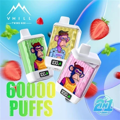 Vhill Twins 60000: una nueva experiencia en cigarrillos electrónicos desechab...