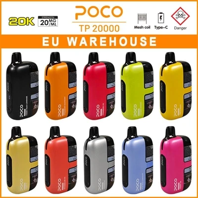 POCO TP 20000: un cigarrillo electrónico-desechable verdaderamente diseñado p...