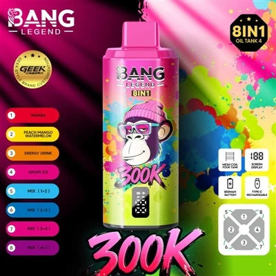 Bang Legend 300K: superando los límites de la durabilidad de los cigarrillos ...