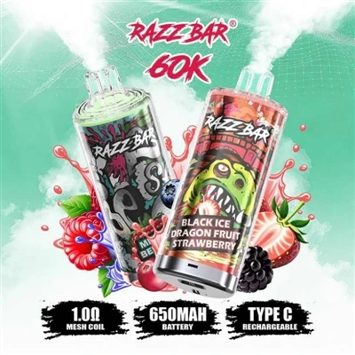 Razz Bar 65K+ Puffs Vape: un dispositivo que lleva la 'felicidad de la person...