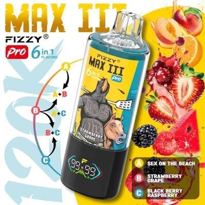 Fizzy MAXIII Pro 120K Puffs Vape: un dispositivo que realmente comprende las ...