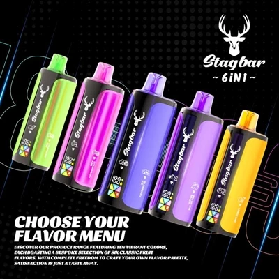 Stag Bar 6in1 180K: un cigarrillo electrónico-desechable que combina 'durabil...