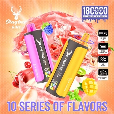 StagBar 6in1 180K Puffs Vape: cuando los cigarrillos electrónicos ya no son m...