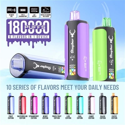 StagBar 180000 Puff 6 en 1: un dispositivo que realmente integra una batería ...