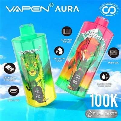 VAPEN AURA 100K: A medida que los cigarrillos electrónicos-desechables entran...