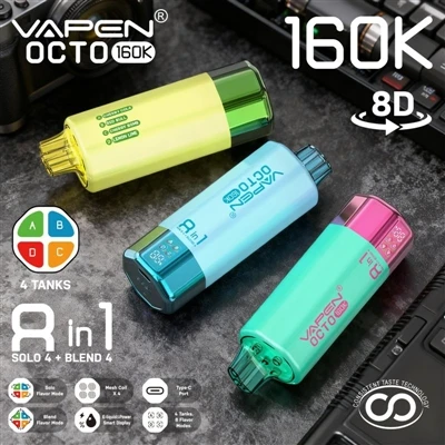 VAPEN OCTO 160K: un cigarrillo electrónico-desechable que realmente perfeccio...