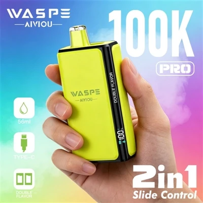Waspe Double Flavor 100K Pro: cuando vapear empieza a decir no al 'aburrimiento'