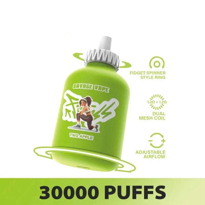 Savage-Fitness-30000-Puffs-Disposable-Vape-Wholesale-Two-Apple Savage-Fitness-30000-Puffs-Disposable-Vape-Wholesale-Two-Apple