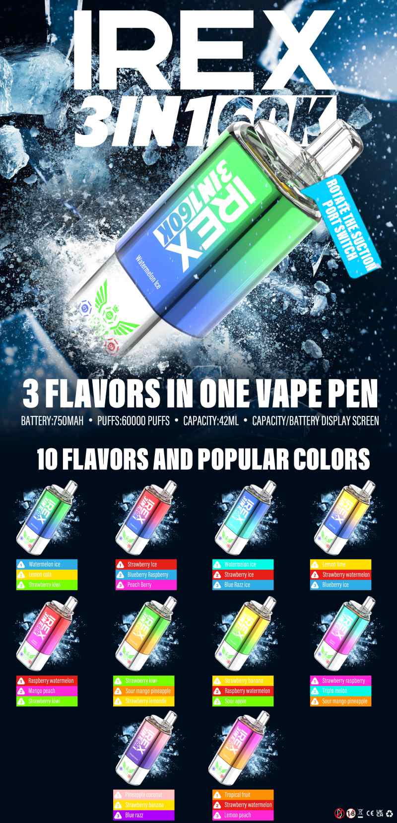 IREX 3in1 60000 taste