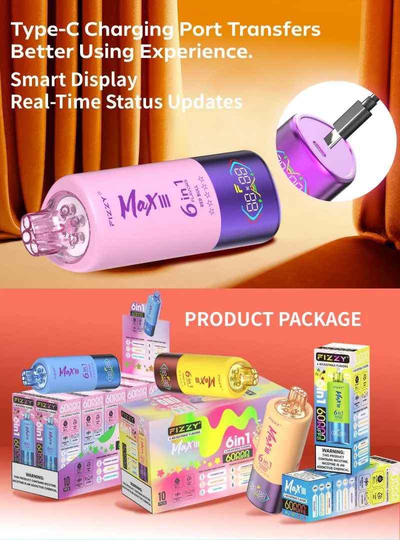 FIZZY MAX 60K PUFFS 10 FIZZY MAX 60K PUFFS 10