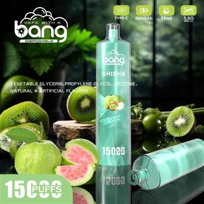 Bang SHISHA - Vape desechable de 15000 bocanadas
