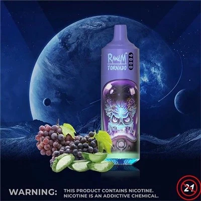 Vaporizador Randm Tornado de 9.000 caladas