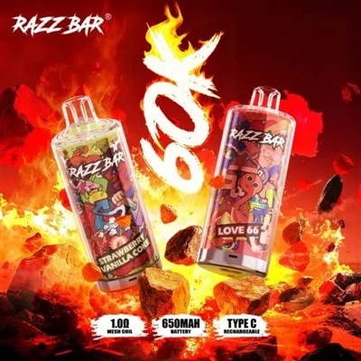 Vaporizador Razz Bar 60K
