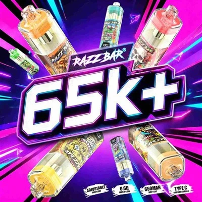 RazzBar 65000+ Puffs para vapear